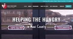 Desktop Screenshot of mauifoodbank.org